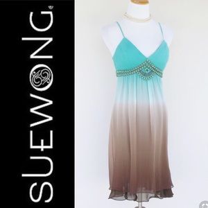 👗👜Sue Wong Ombré Cocktail Dress👡👗